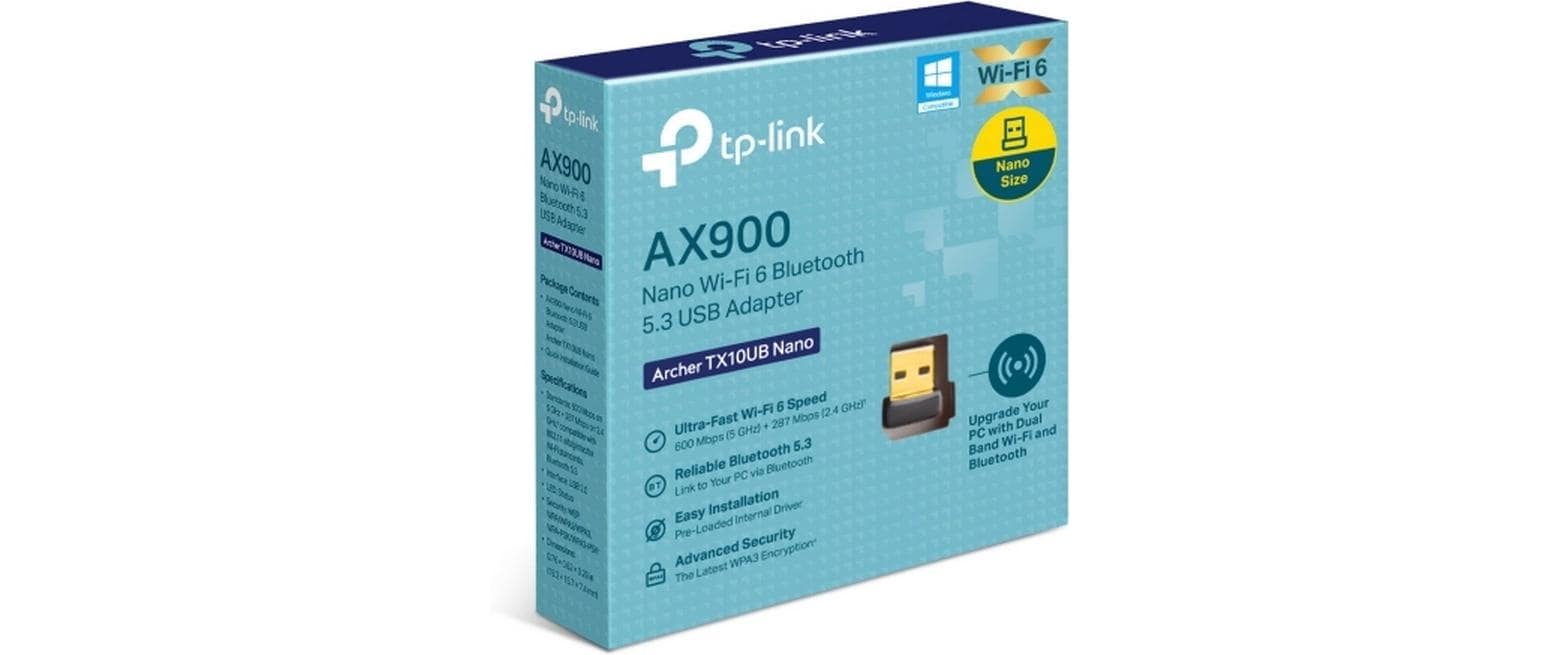 TP-Link WLAN-AX USB-Stick Archer TX10UB Nano Wi‑Fi 6 BT 5.3