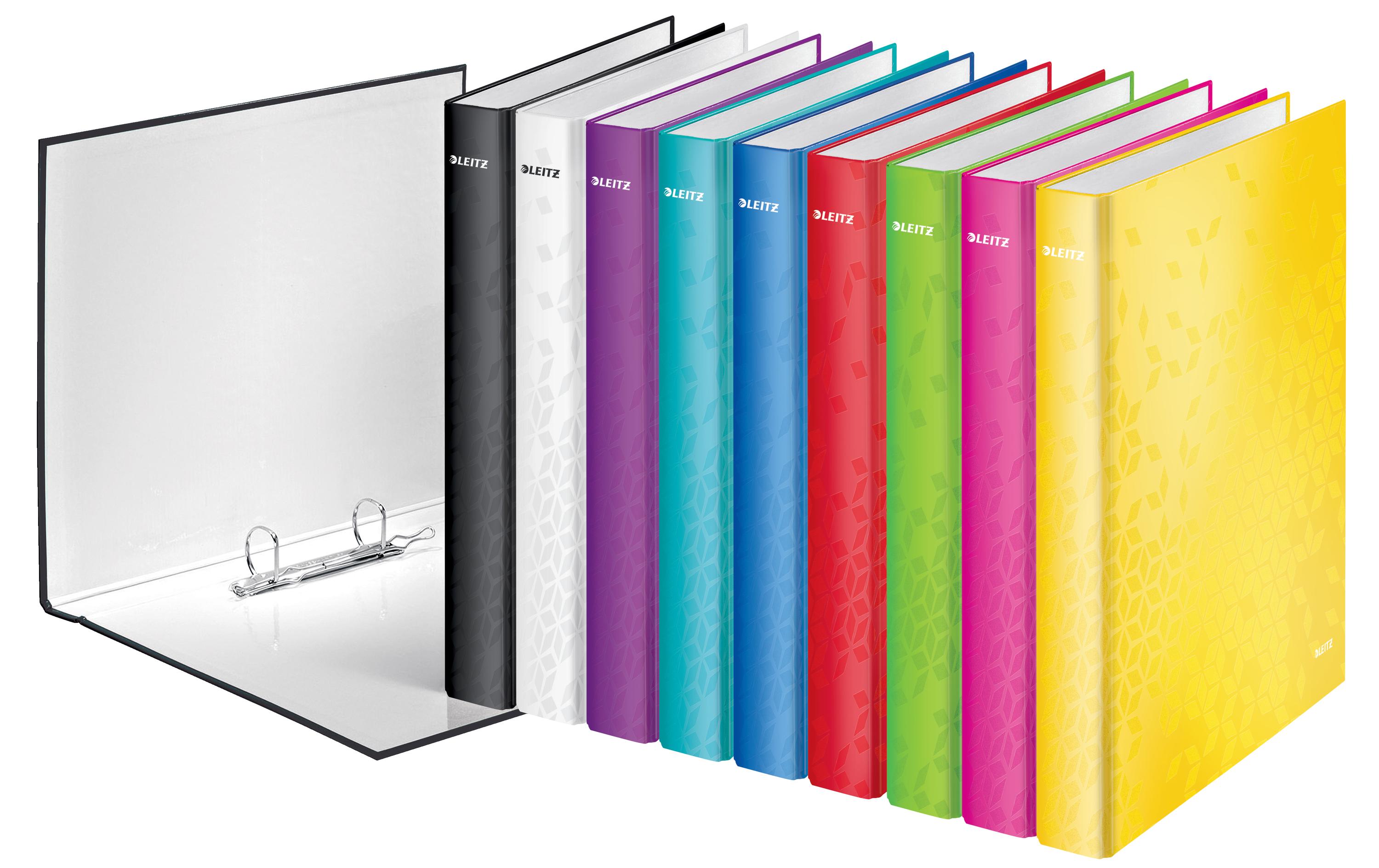 Leitz Ringbuch WOW A4, 2.5 cm, Rot