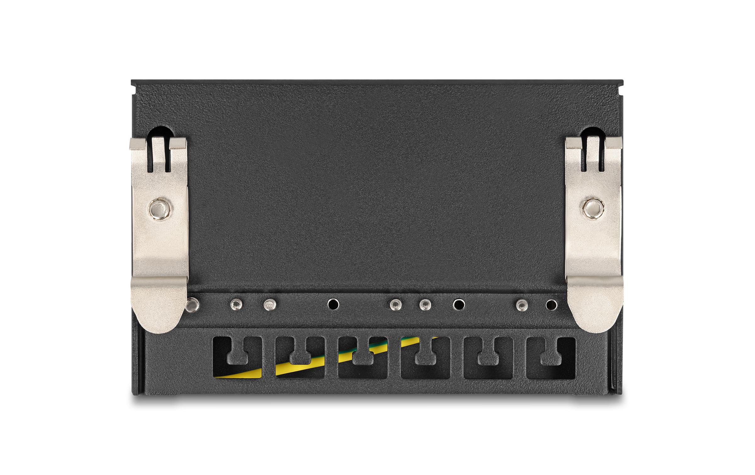 Delock Patchpanel 6-Port Desktop/DIN-Rail/Wand