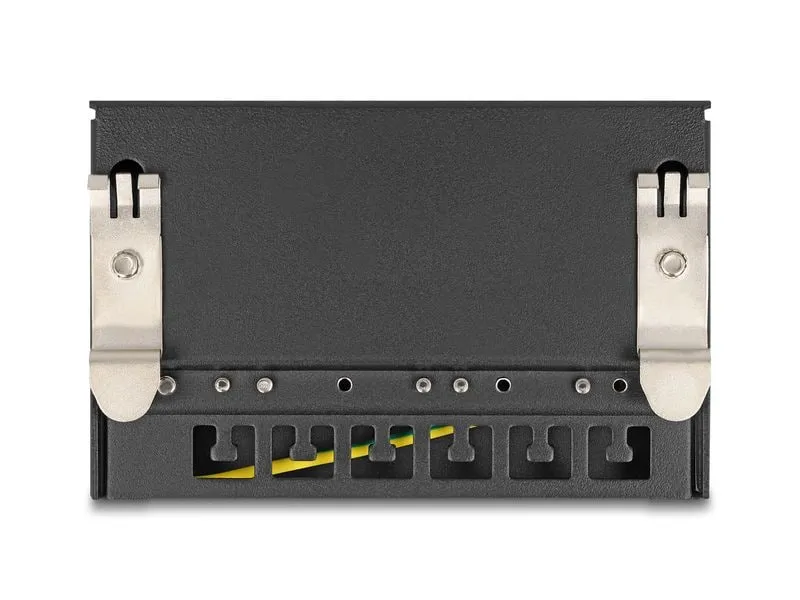 Delock Patchpanel 6-Port Desktop/DIN-Rail/Wand Delock Patchpanel 6-Port Desktop/DIN-Rail/Wand