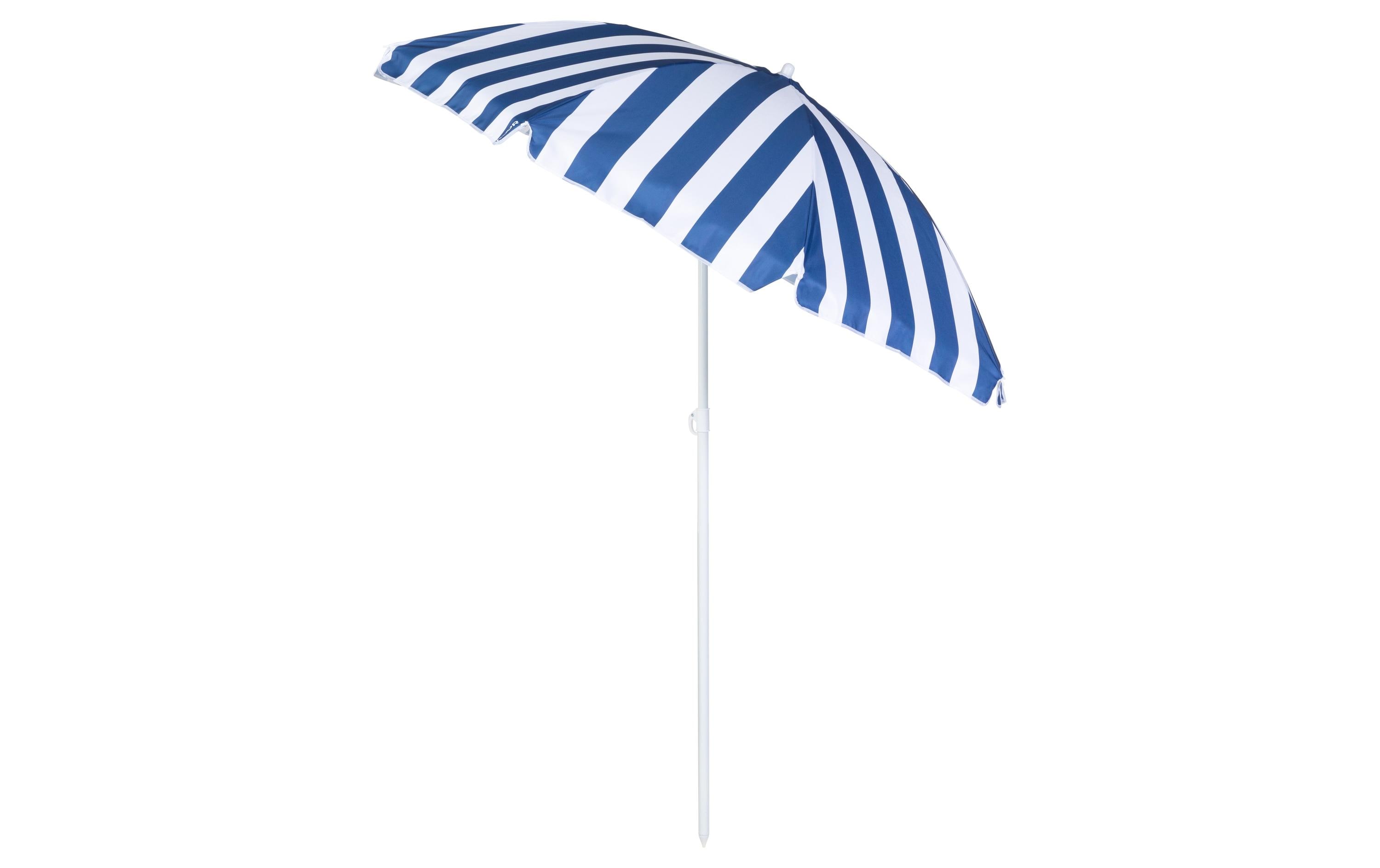 KOOR Sonnenschirm Marino 180 cm, Blau/Weiss