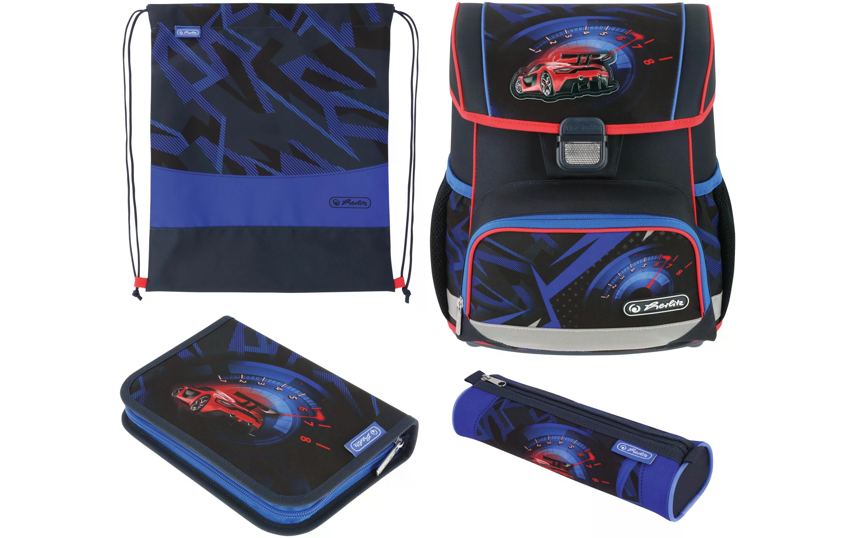 Herlitz Schulthek Loop Plus High Speed 4-teiliges Set Herlitz Schulthek Loop Plus High Speed 4-teiliges Set