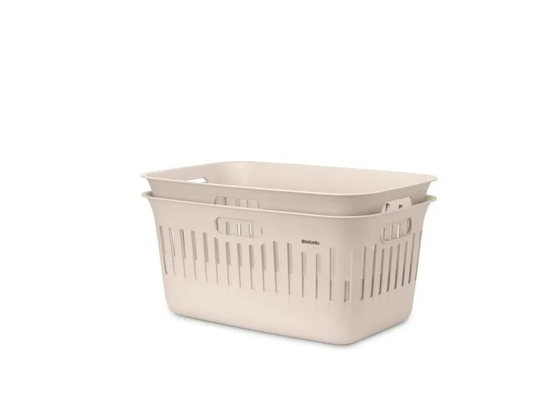 Brabantia Wäschekorb Collect IT 2 x 40 l, Beige Brabantia Wäschekorb Collect IT 2 x 40 l, Beige