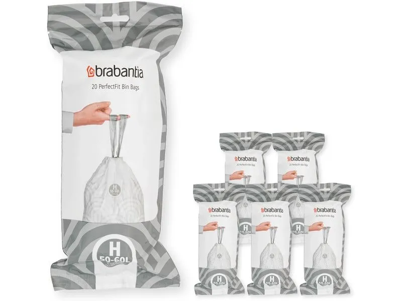 Brabantia Kehrichtsack PerfectFit H 50-60 l, 120 Stück
