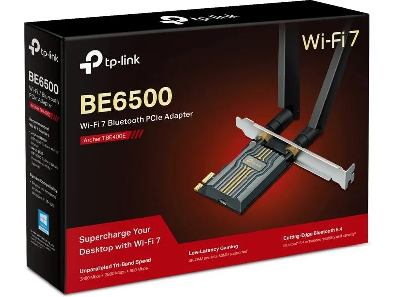 TP-Link WLAN-AX PCIe Adapter Archer TBE400E