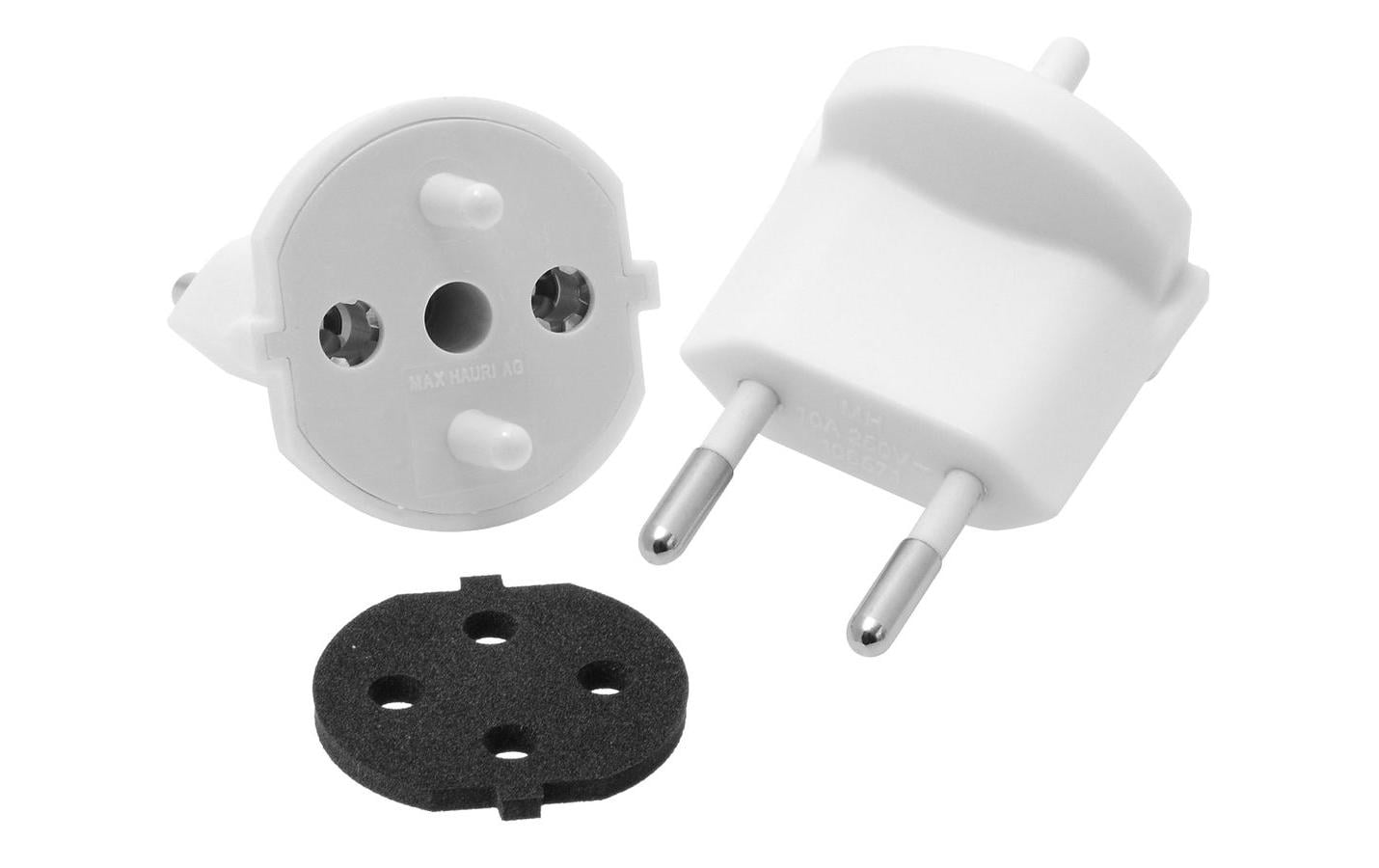 Max Hauri Fixadapter SchuKo Konturenstecker – T11 IP44 mit Moosgummi Max Hauri Fixadapter SchuKo Konturenstecker – T11 IP44 mit Moosgummi