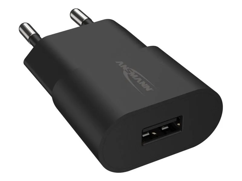 Ansmann USB-Wandladegerät Home Charger HC105 5W, 1x USB, Schwarz