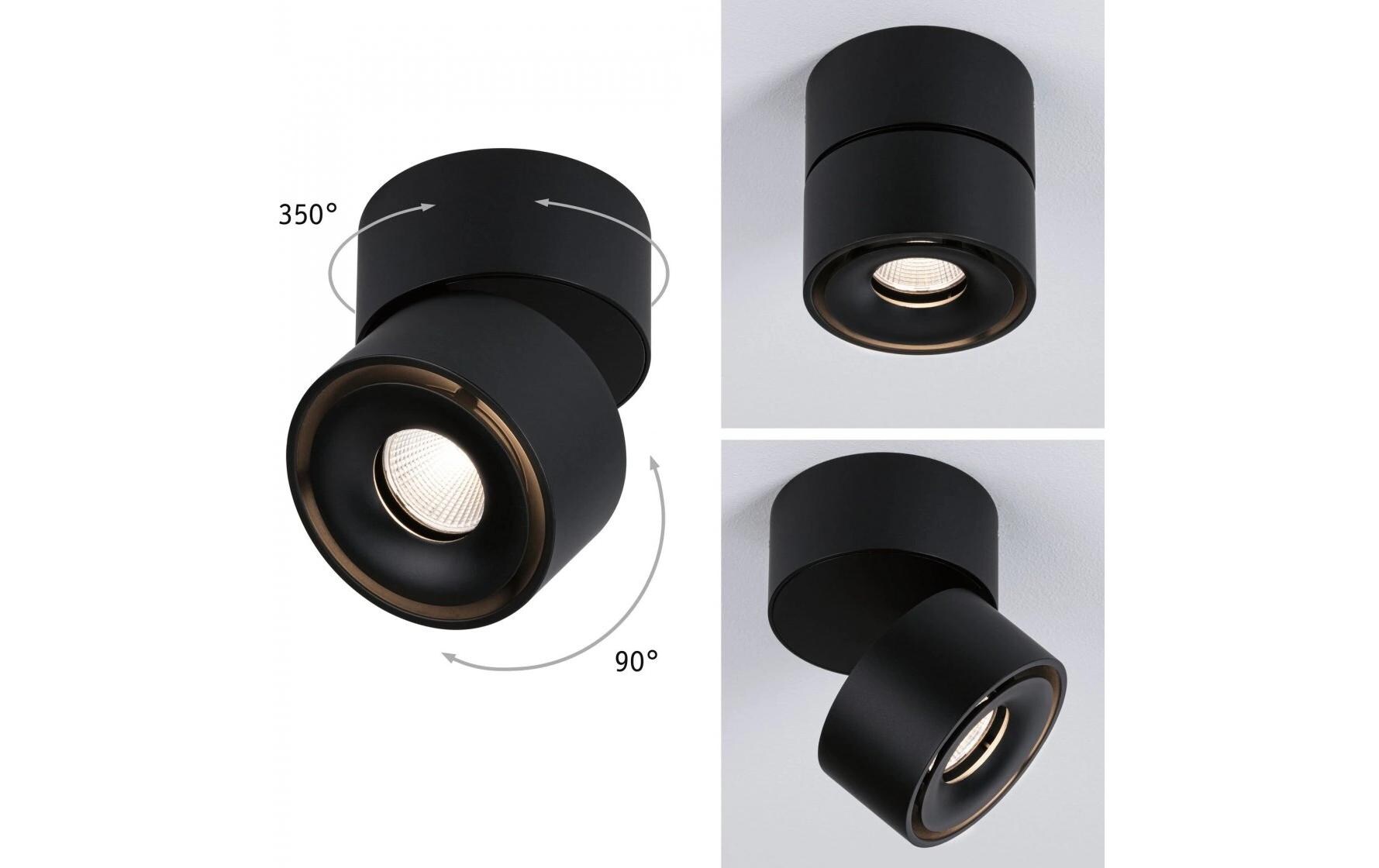 Paulmann LED Deckenleuchte Spircle Schwarz