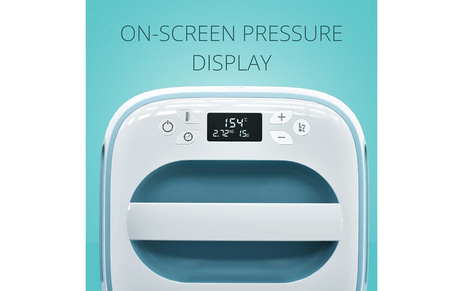 LOKLIK Easy Heat Press Weiss/Blau