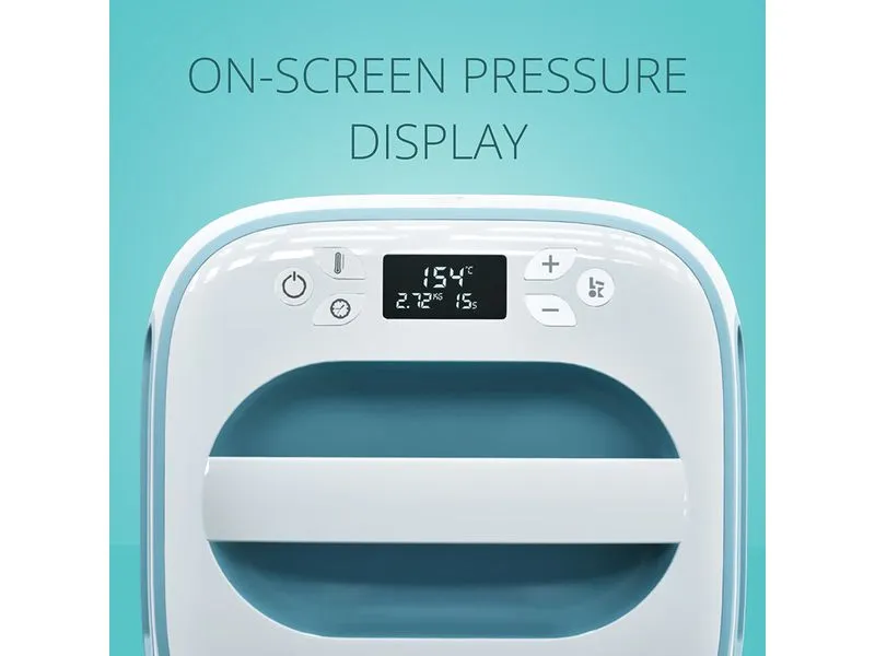 LOKLIK Easy Heat Press Weiss/Blau