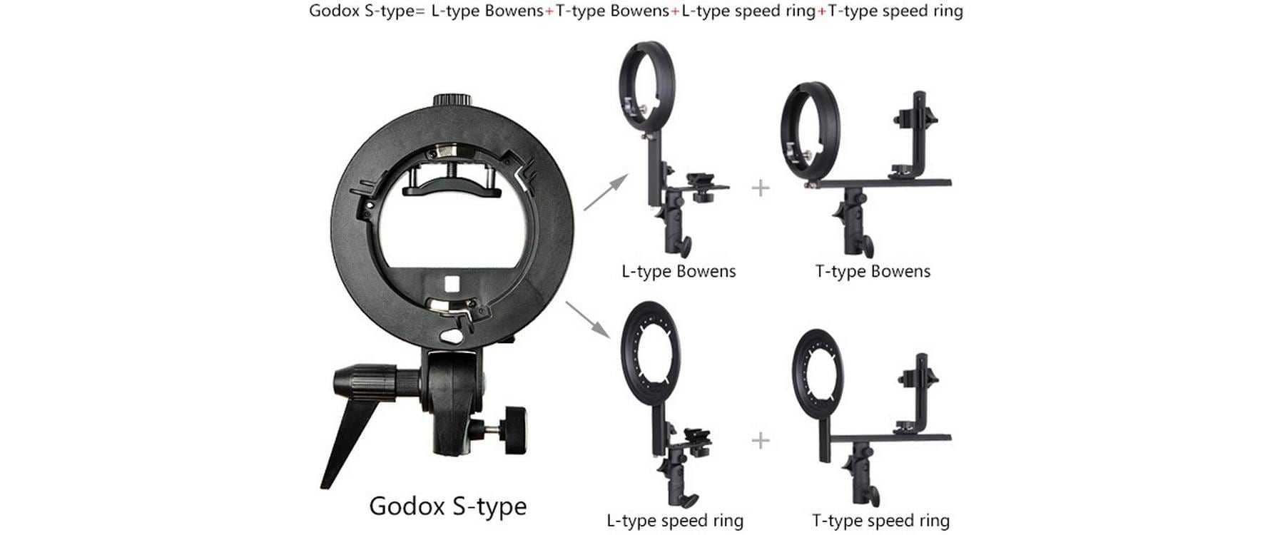 Godox Halterung S-TYPE Speedlite