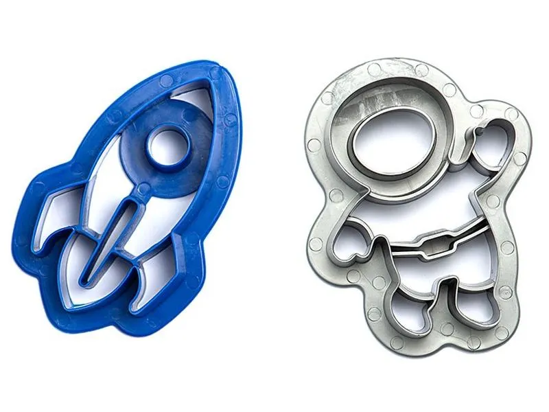 Decora Guetzli-Ausstecher-Set 2 Stück, Weltall Decora Guetzli-Ausstecher-Set 2 Stück, Weltall