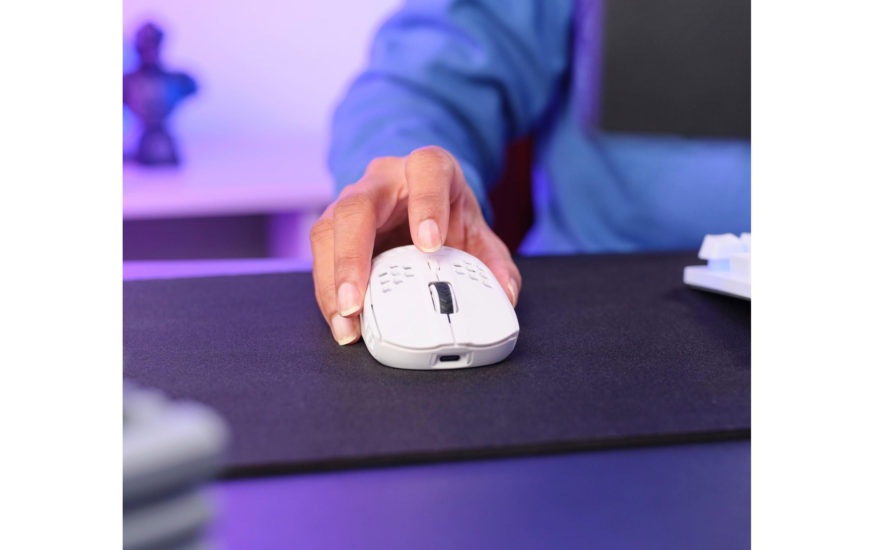 Trust Gaming-Maus GXT929 Helox Weiss