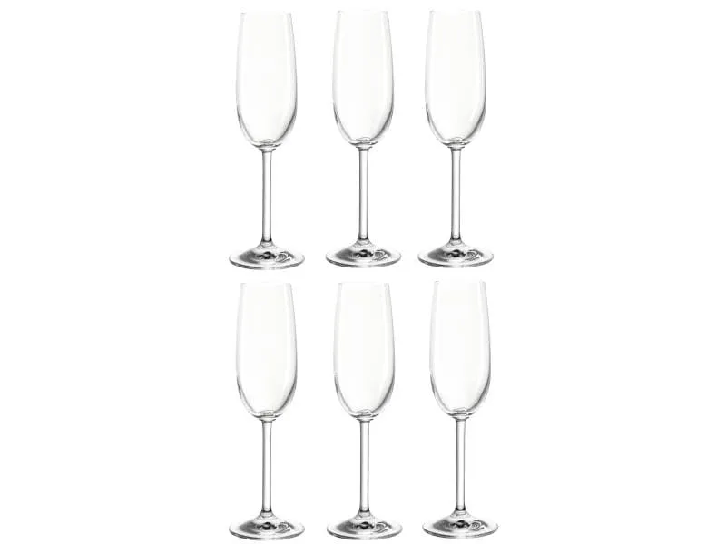 Montana Champagnerglas Pure 200 ml, 6 Stück, Transparent Montana Champagnerglas Pure 200 ml, 6 Stück, Transparent