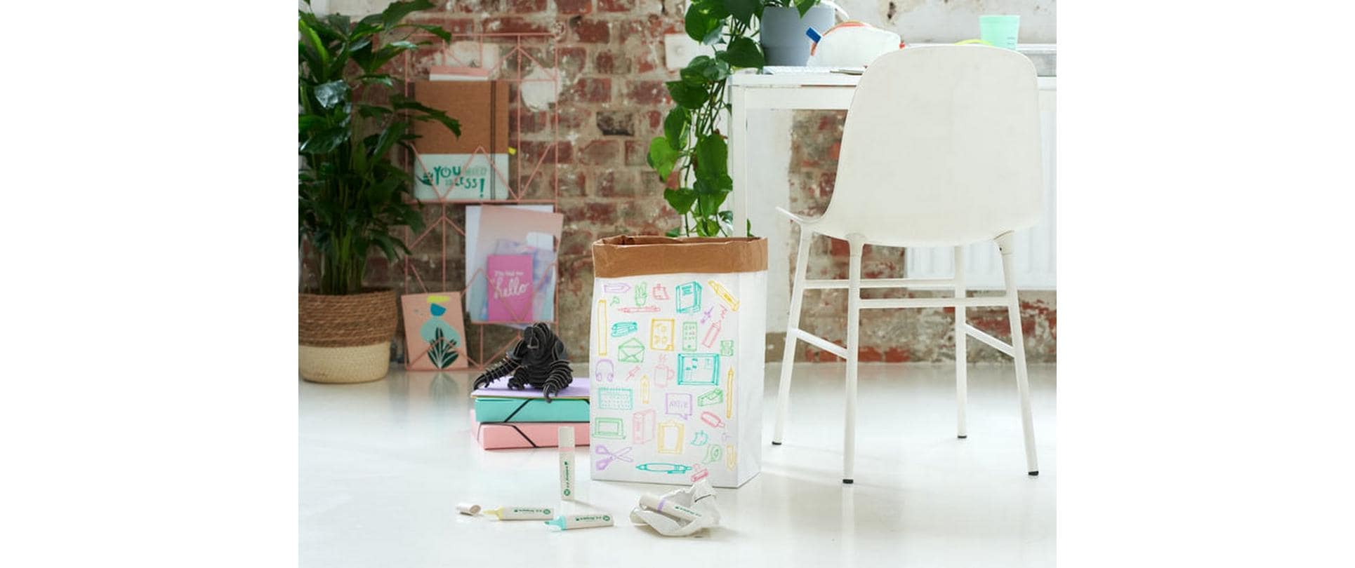 edding Textmarker 24 EcoLine Pastell 4 Stück assortiert