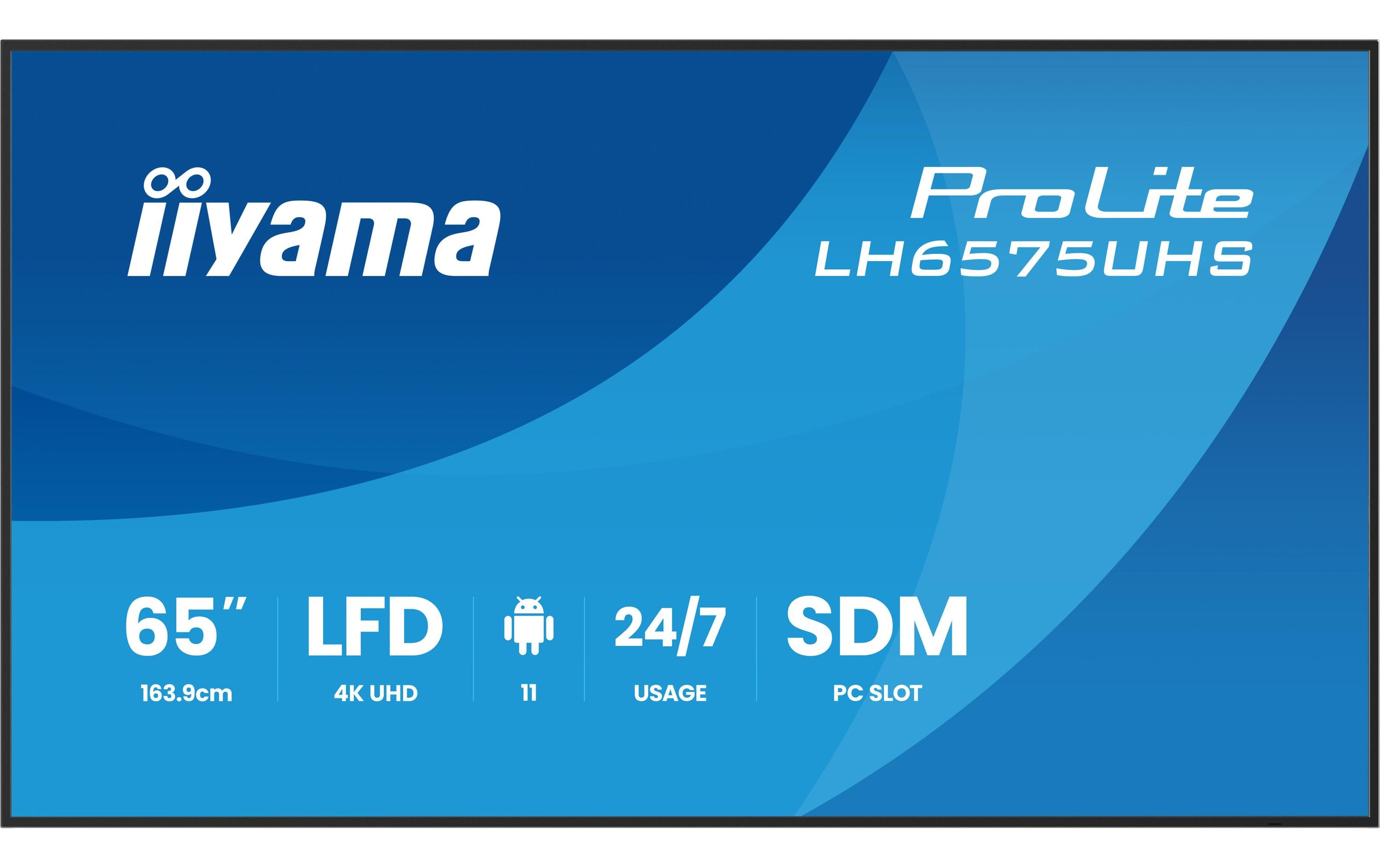 iiyama Public Display ProLite LH6575UHS-B2AG 64.5