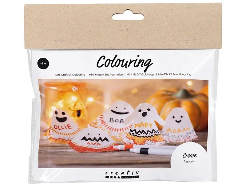 Creativ Company Bastelset Halloween Geister-Tischkarten