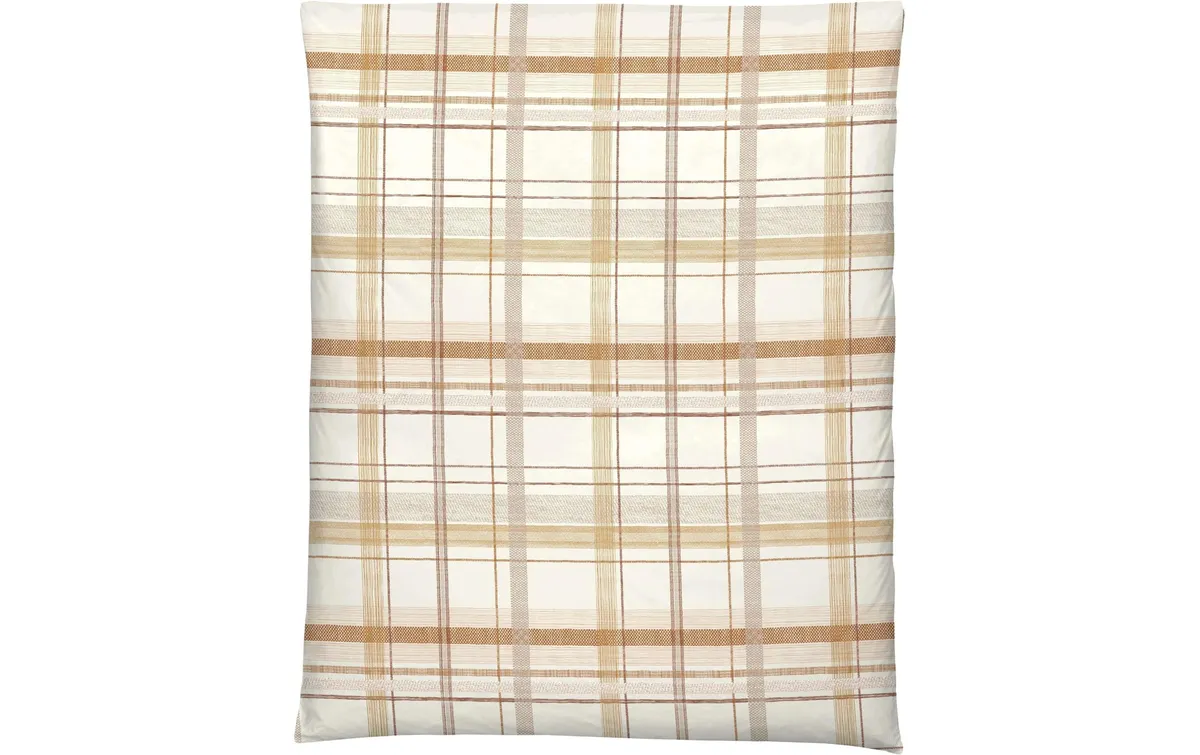 Home Fashion Duvetbezug Flanell bedruckt Karo 160 x 240 cm