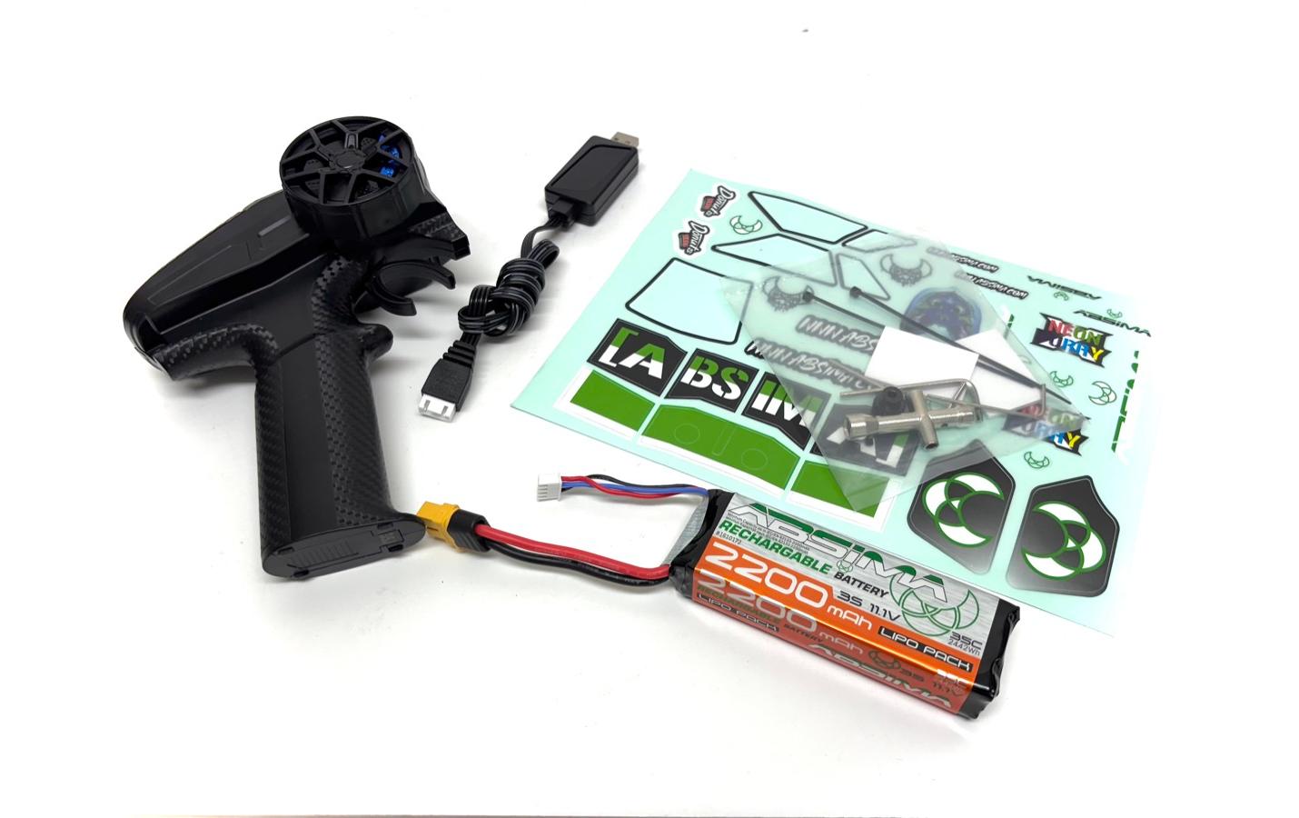 Absima Buggy Neon Furry purple, 4WD, RTR, 1:12