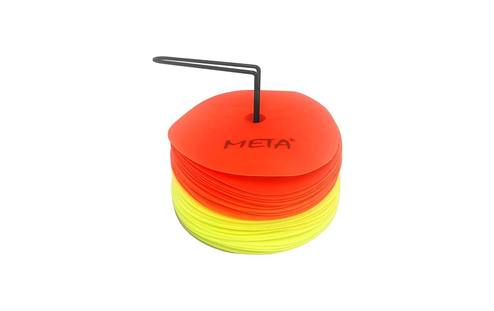 Meta-tu-Victoria Markierhütchen flach Orange/Gelb