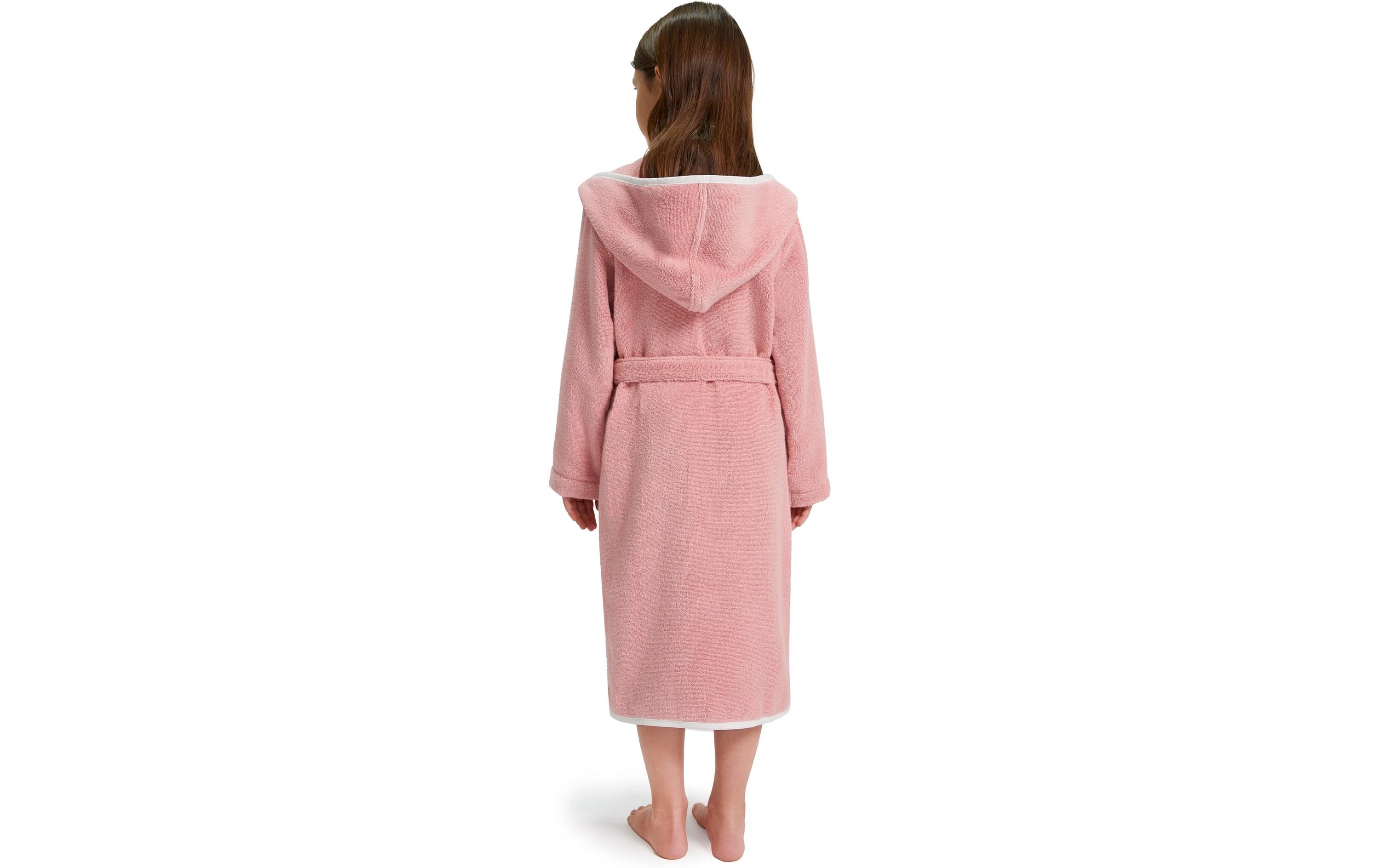 Möve Kinderbademantel Soft Hug Grösse 128, Rosa