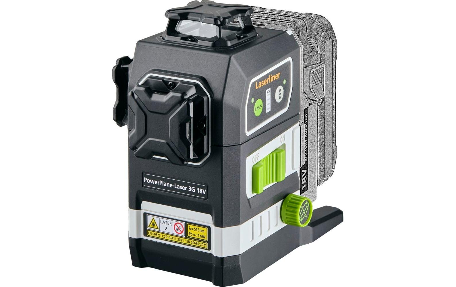 Laserliner Laser-Distanzmesser PowerPlane-Laser 3G 18V Set 60 m Laserliner Laser-Distanzmesser PowerPlane-Laser 3G 18V Set 60 m