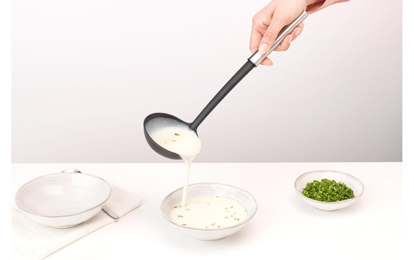 Brabantia Schöpflöffel Profile Line Schwarz/Silber