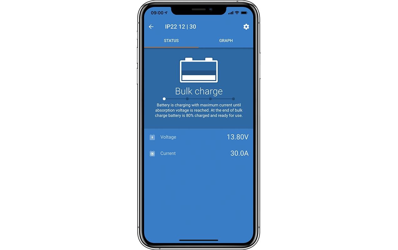 Victron Batterieladegerät Energy BlueSmart IP22 12 V 20A für 3 Akkus Victron Batterieladegerät Energy BlueSmart IP22 12 V 20A für 3 Akkus
