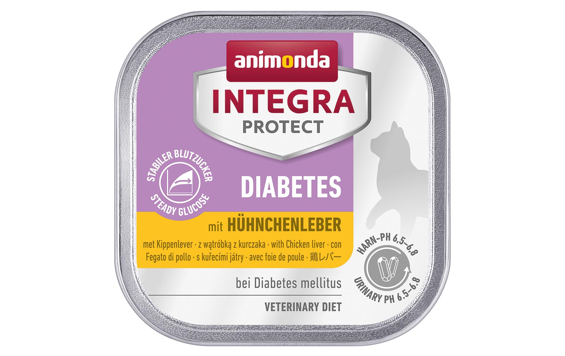 Animonda Integra Protect Nassfutter Diabetes Hühnchenleber, 100 g Animonda Integra Protect Nassfutter Diabetes Hühnchenleber, 100 g
