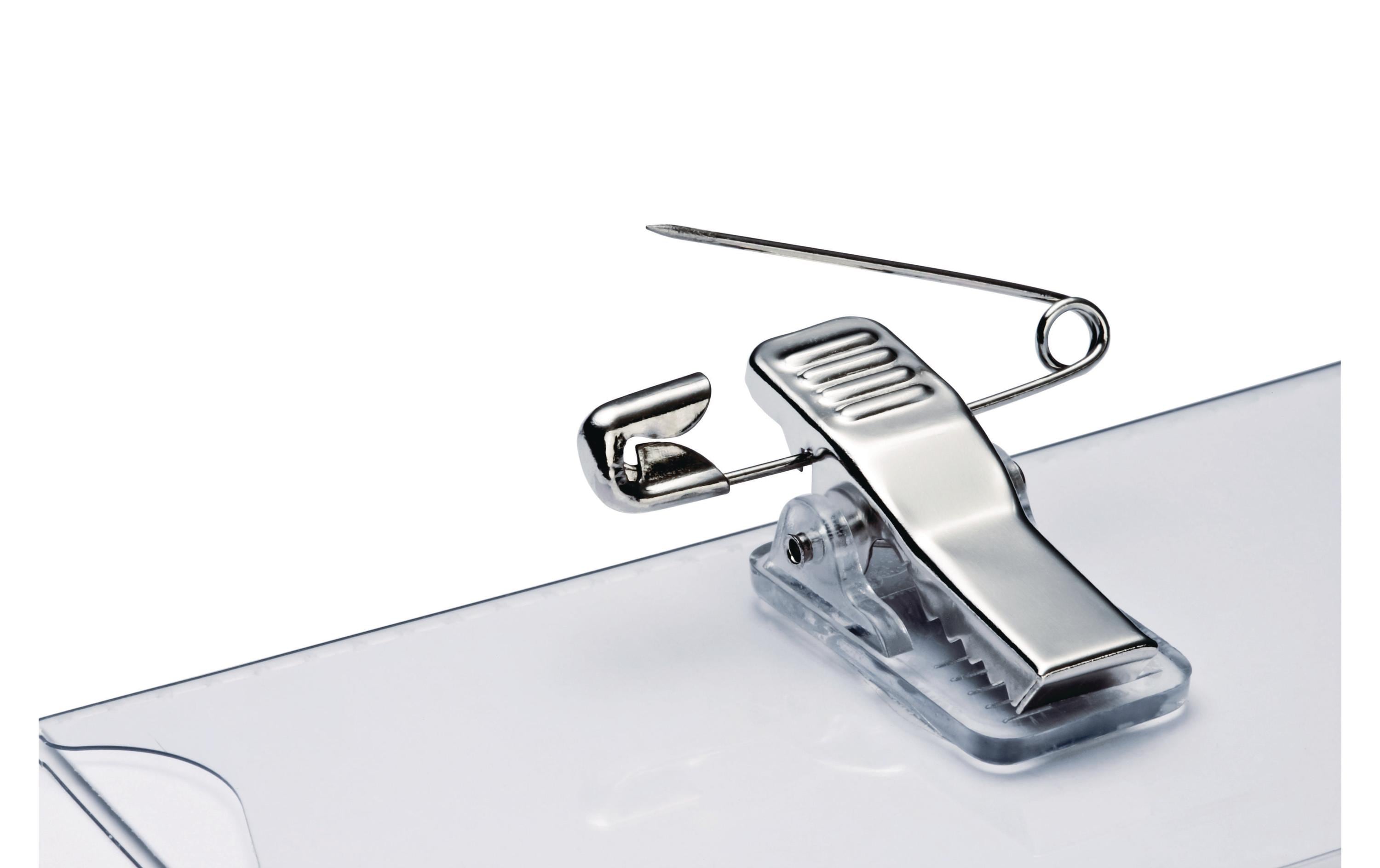 DURABLE Namensschild mit Clip 75 x 40 mm, 50 Stück DURABLE Namensschild mit Clip 75 x 40 mm, 50 Stück