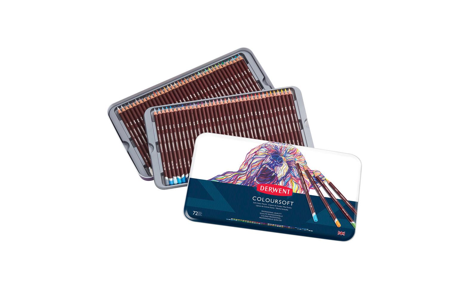 Derwent Coloursoft Buntstifte, mehrfarbig, 72-teilig Derwent Coloursoft Buntstifte, mehrfarbig, 72-teilig