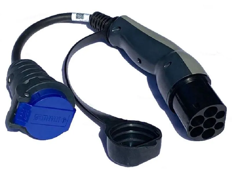 Elektroscout Adapter Typ 2 - T23 mit Entriegelung, 230 V, 16A