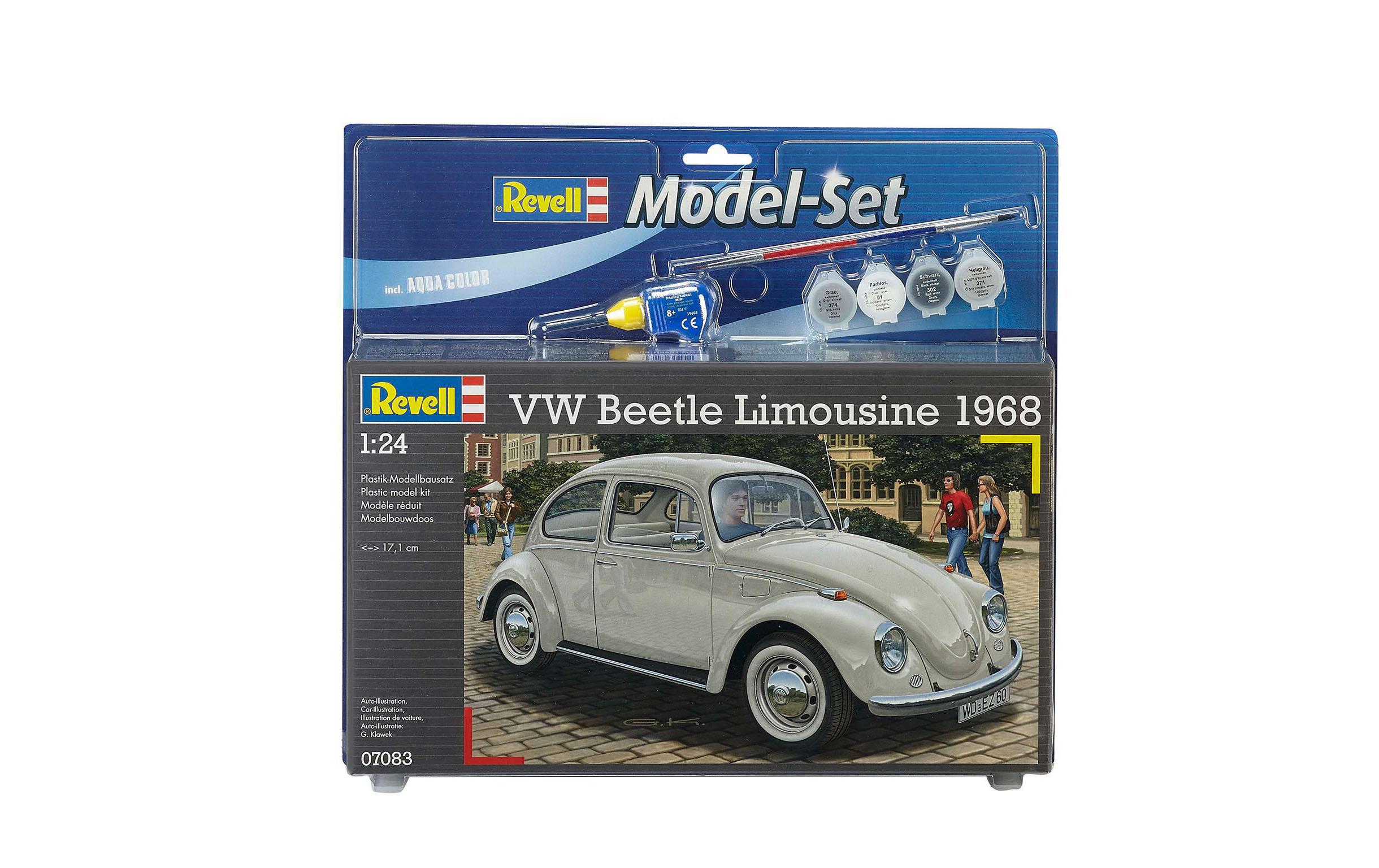 Revell Bausatz Model-Set VW Beetle Limousine 1968 1:24