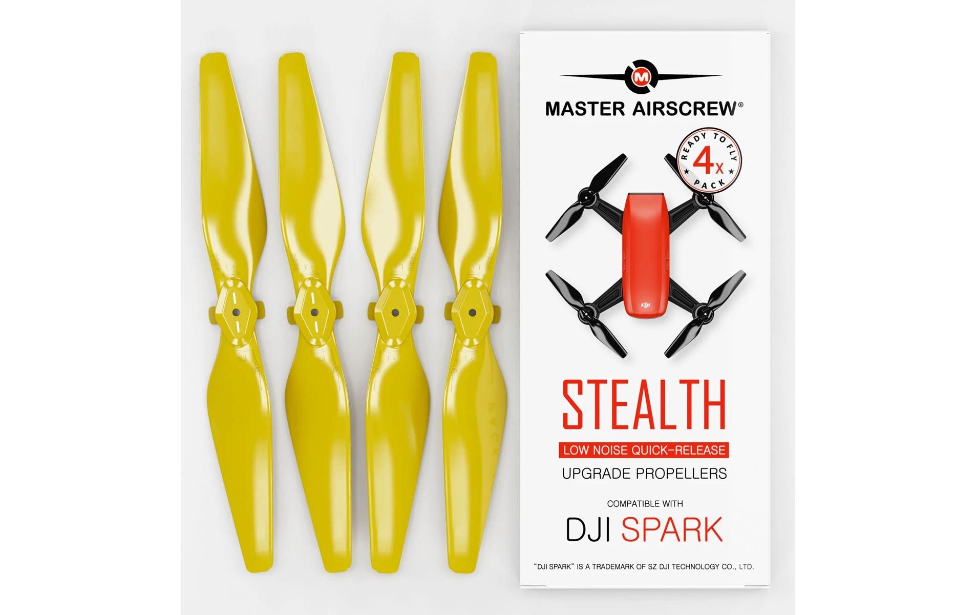 Master Airscrew Propeller Stealth 4.7x2.9 Gelb Spark