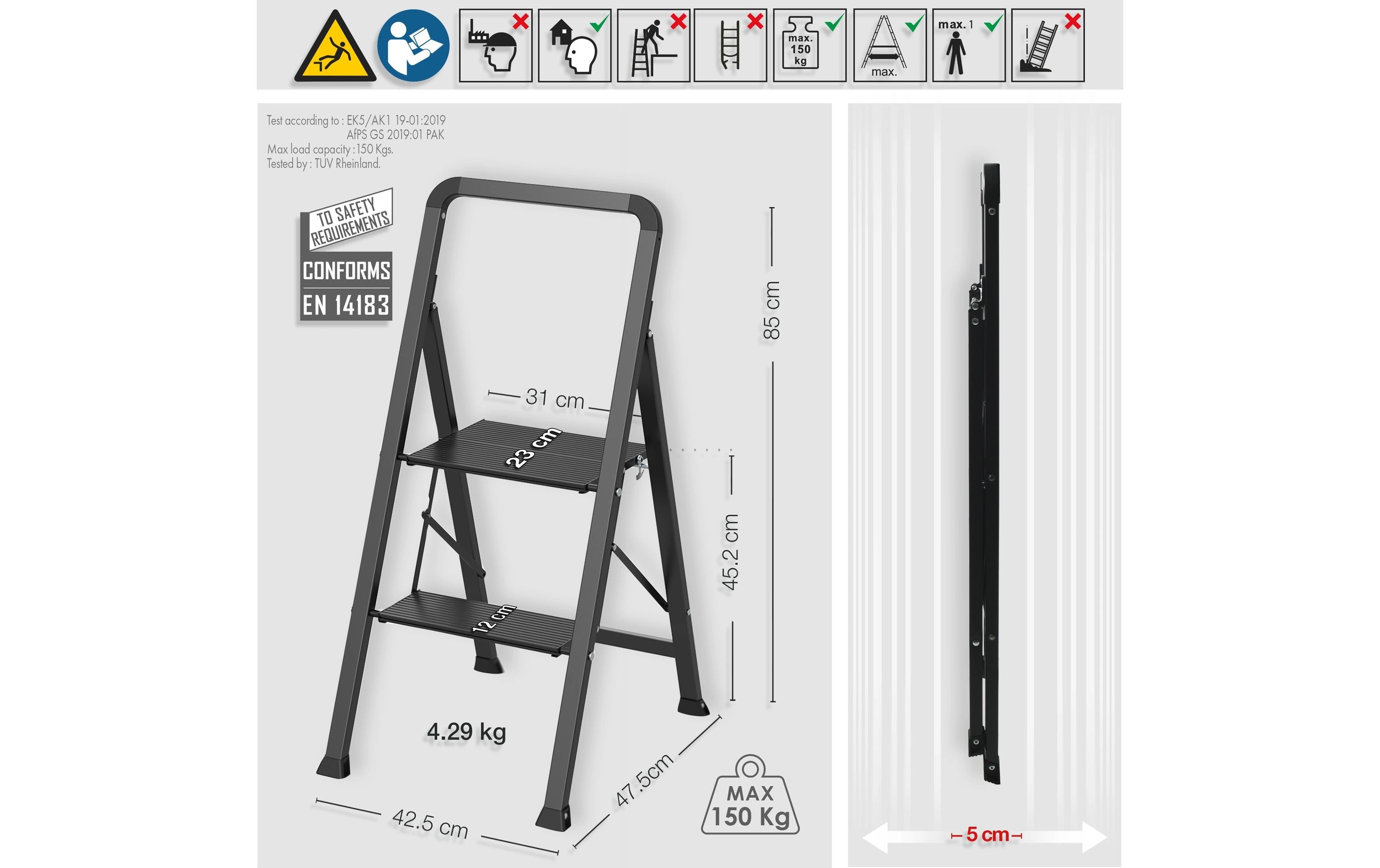 MSV Trittleiter 2 Stufen MSV Trittleiter 2 Stufen