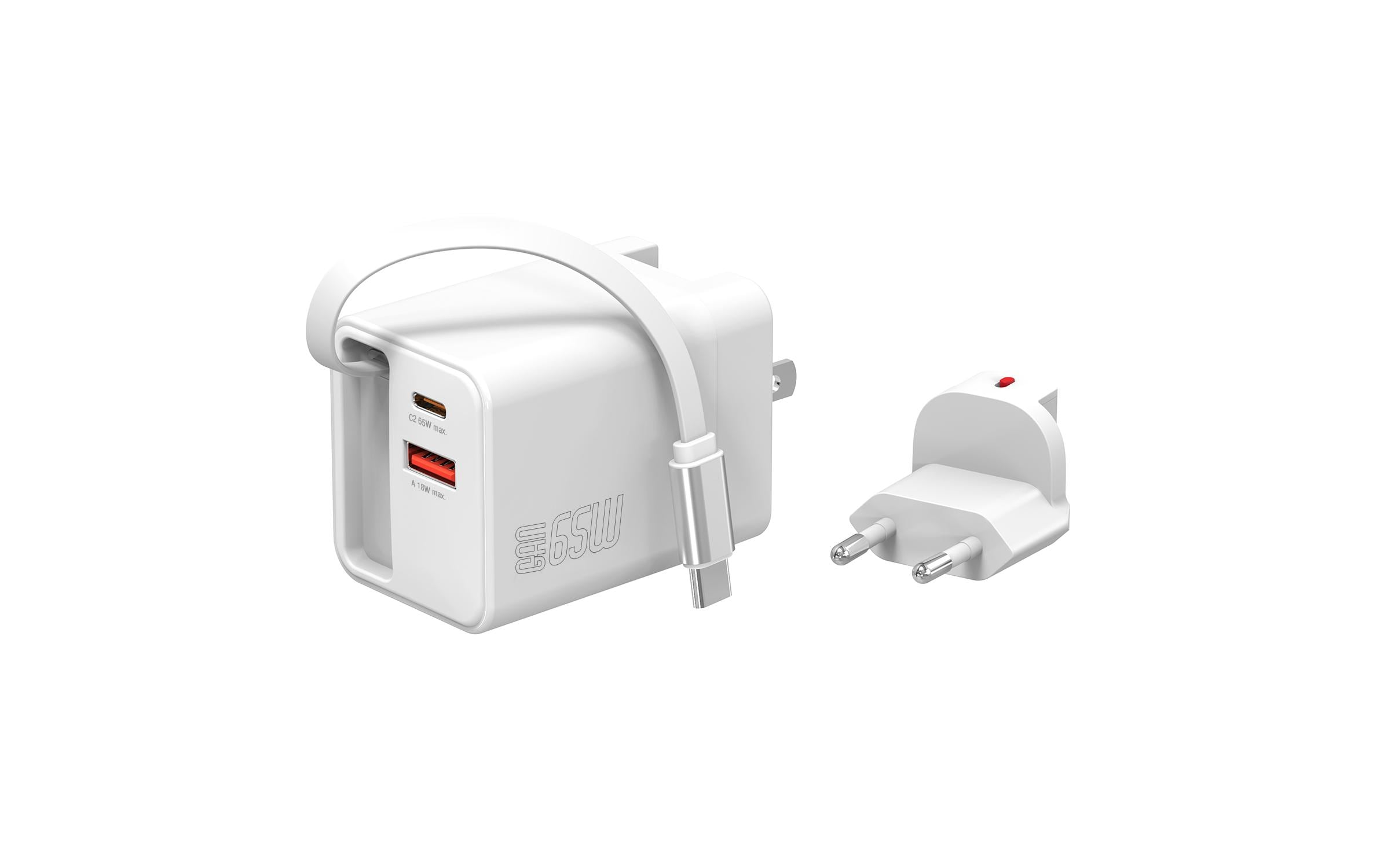 4smarts USB-Wandladegerät Flex Jojo Weiss