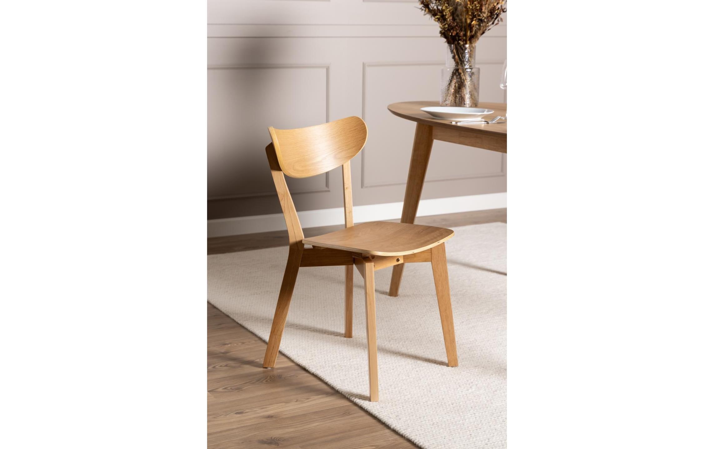 AC Design Stuhl Roxby 2 Stück, Nature