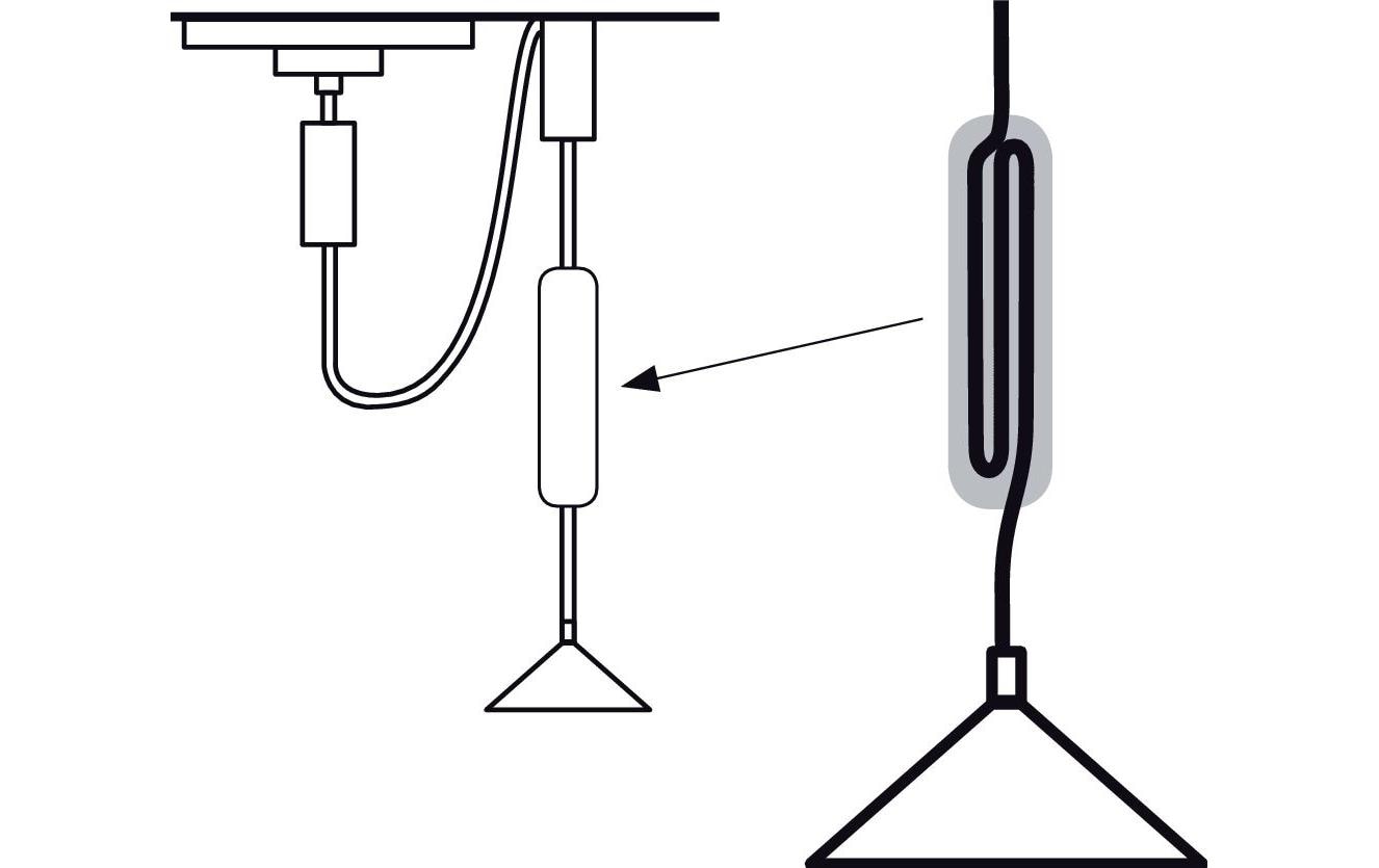 Paulmann URail Light & Easy Adapter für Pendel, Chrom