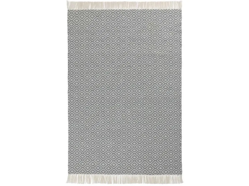 Urbanara Teppich Barota 140 x 200 cm, Graugrün
