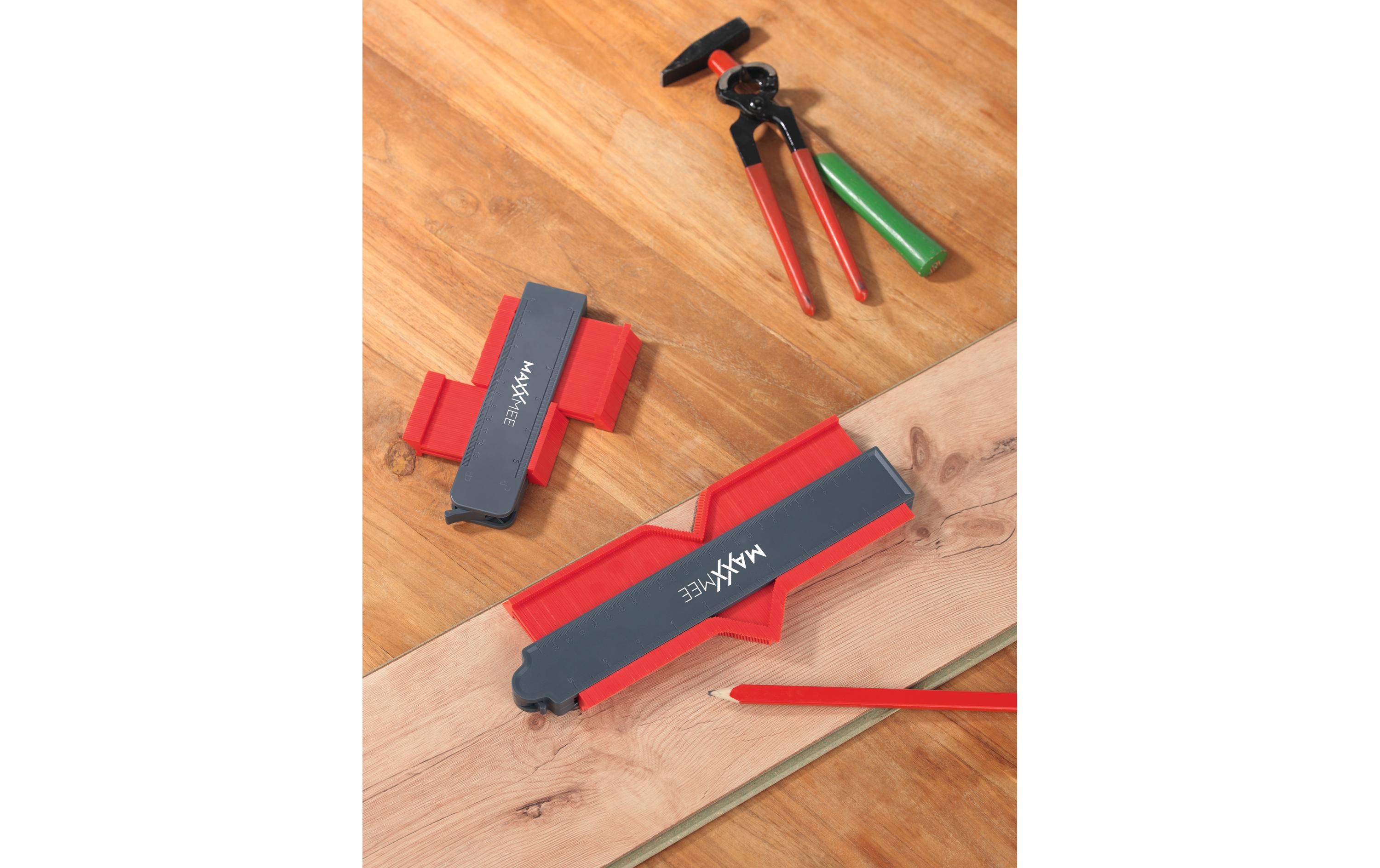 MAXXmee Konturenlehre Set 2-tlg. grau/rot