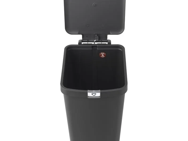Brabantia Abfalleimer StepUp 40 l, Dunkelgrau