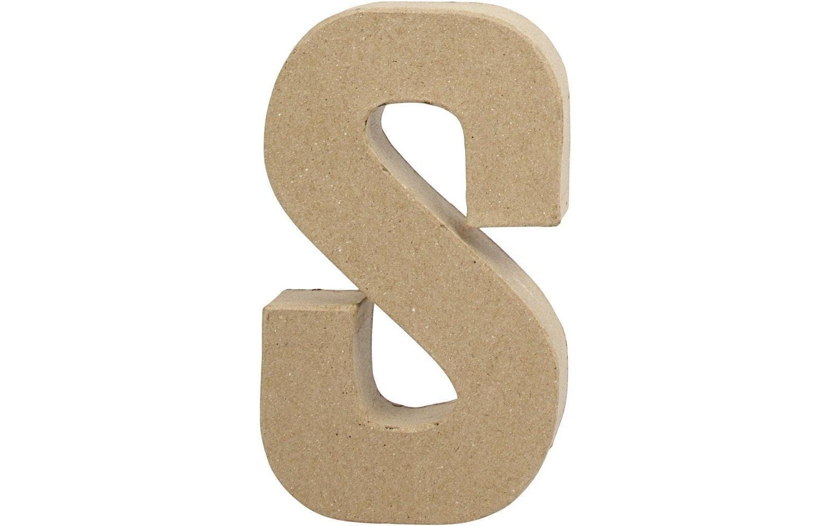 Creativ Company Papp-Buchstabe S 20.3 cm