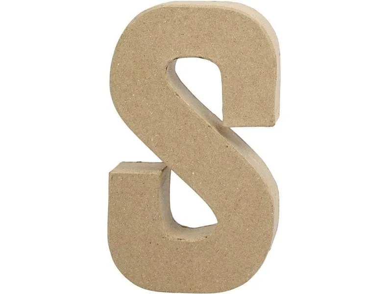 Creativ Company Papp-Buchstabe S 20.3 cm Creativ Company Papp-Buchstabe S 20.3 cm