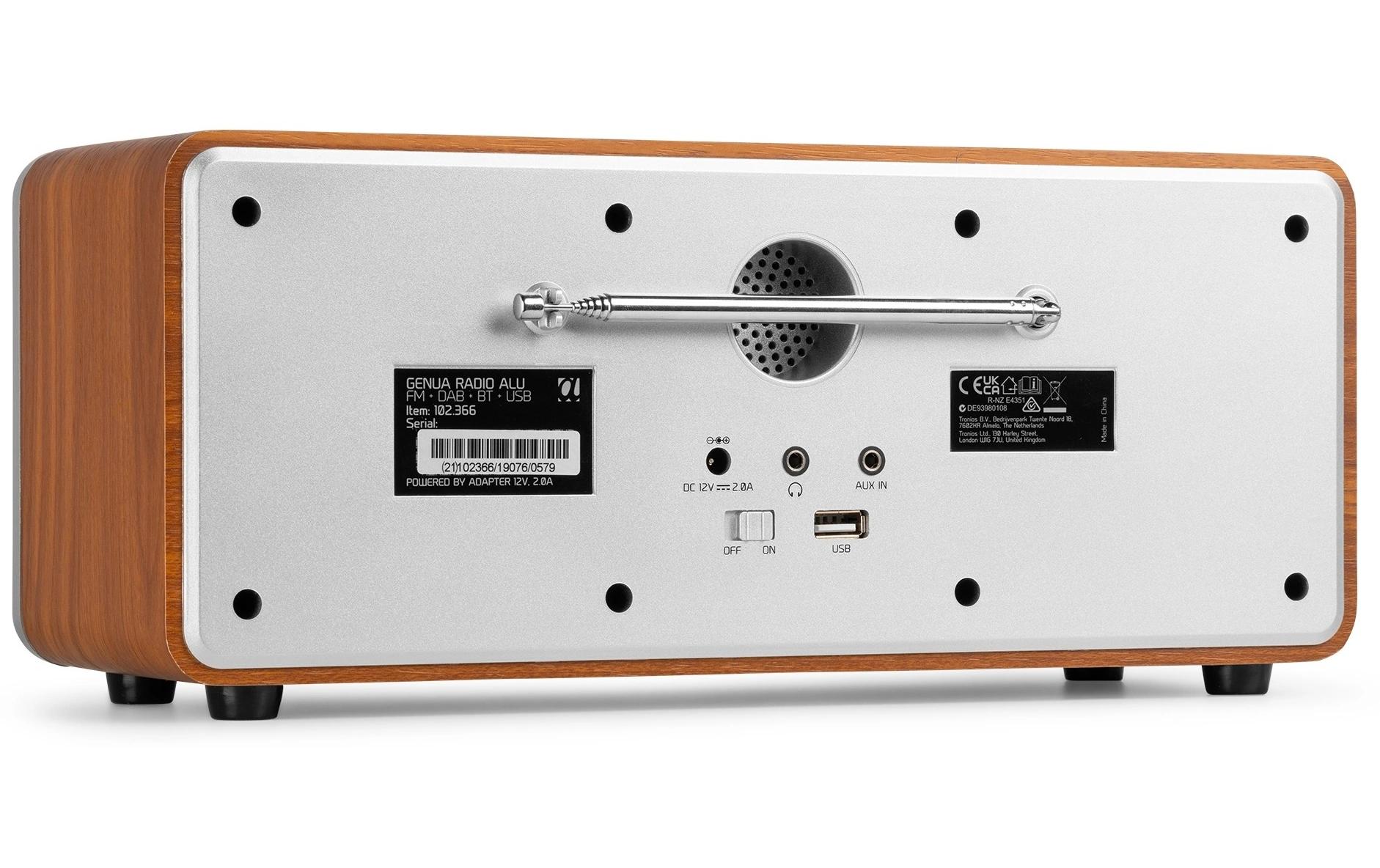 Audizio DAB+ Radio Genua Silber
