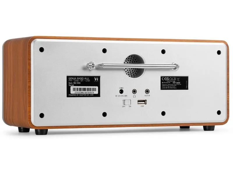 Audizio DAB+ Radio Genua Silber Audizio DAB+ Radio Genua Silber
