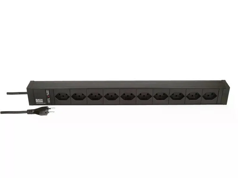 Bachmann 19 PDU 10x T13, > 1HE, Schwarz Bachmann 19 PDU 10x T13, > 1HE, Schwarz