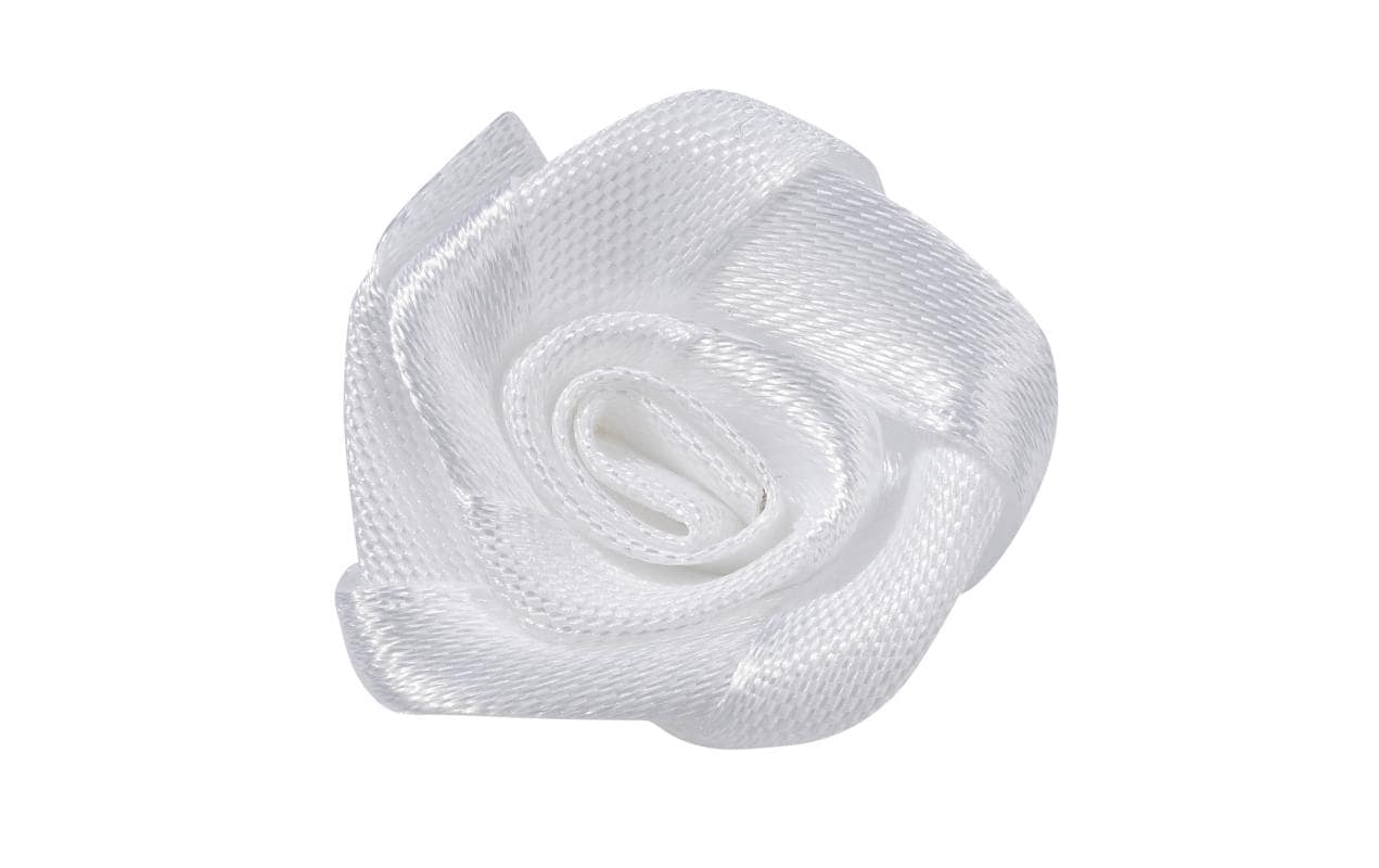 HobbyFun Streudeko Rosen 30 Stück, Weiss