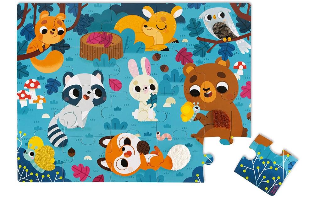 Janod Puzzle Die Tiere im Wald Janod Puzzle Die Tiere im Wald