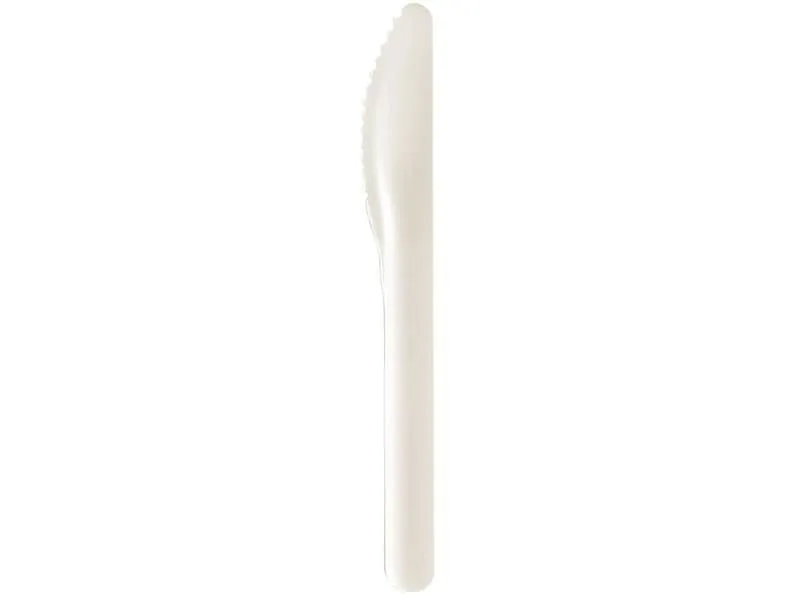 BioPak Einweg-Messer Pluma, 16.5 cm, Weiss, 100 Stück BioPak Einweg-Messer Pluma, 16.5 cm, Weiss, 100 Stück