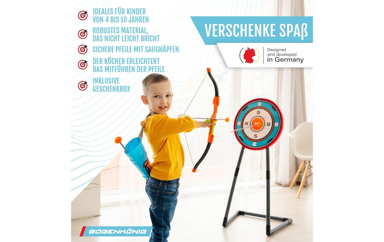 Bogenkönig Bogenschiess-Set 7-teilig